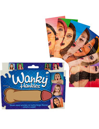 spencer fleetwood - wanky hankies 7 extra large women's handkerchiefs
