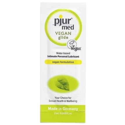 Lubrificante Água Pjur Med Vegan Glide 2 ml
