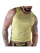 macho - camiseta amarillo s/m