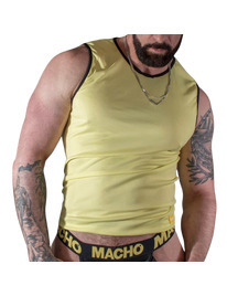 macho - camiseta amarillo s/m