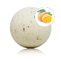 taloka - mango scented bath bomb with rose petals