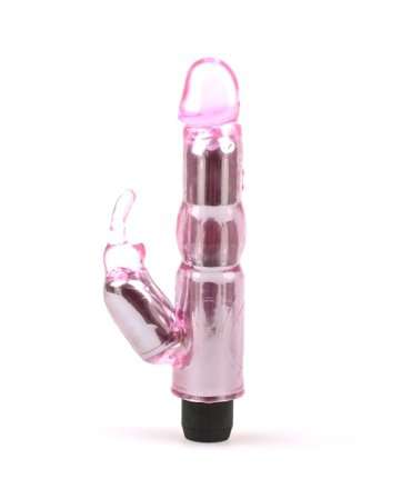 El Vibrador Conejo de color Rosa de la Fantasía Ambiente de 21,5 pulgadas,210023