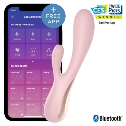 satisfyer - mono flex red with app