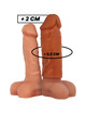 Manga para Pénis Virilxl Silicone V3 Castanho