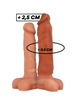 virilxl - liquid silicone v5 brown penis extension