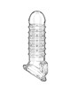 virilxl - extension y funda de pene v15 transparente