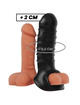 virilxl - extension y funda de pene v15 negro