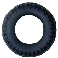 baile - titan cockring black green 2 cm