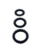 baile - titan set 3pcs cock ring black 2.8 + 2.4 + 1.9 cm