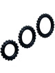 baile - titan set 3pcs cock ring black 2.8 + 2.4 + 1.9 cm