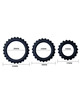 baile - titan set 3pcs cock ring black 2.8 + 2.4 + 1.9 cm