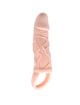 Manga para Pénis Baile com vibração e Cockring Bege 13.5 cm
