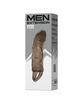 baile - funda extensora pene con strap para testiculos negro 13.5 cm