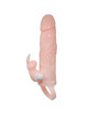 Manga para Pénis Baile Brave Man com Vibração Bege 16.5 cm