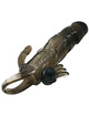 baile - brave man penis cover with clit and anal stimulation double bullet black 16.5 cm