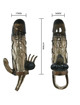 baile - brave man penis cover with clit and anal stimulation double bullet black 16.5 cm