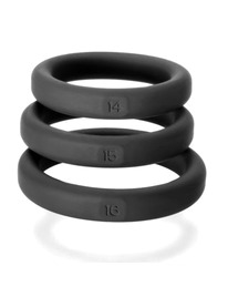 Cockrings Perfect Fit Xact Fit Conjunto de 3 kit 14/15/16 cms