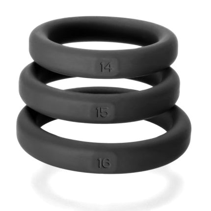 Cockrings Perfect Fit Xact Fit Conjunto de 3 kit 14/15/16 cms