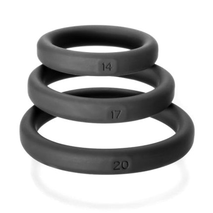 Cockrings Perfect Fit Xact Fit Conjunto de 3 kit 14/17/20 cms