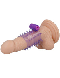 Manga para Pénis Casual Love com Vibrador Roxo