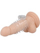 casual love - ring funda pene vibrador transparente