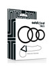 addicted toys - rings set for penis black
