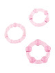seven creations - set of three pink penis rings