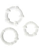 seven creations - juego tres anillos pene transparente