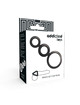 Cockrings Addicted Toys Conjunto 3 Tamanhos Pretos