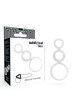 Cockrings Addicted Toys Conjunto 3 Tamanhos Transparentes