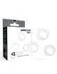 addicted toys - set 3 anillos pene clear