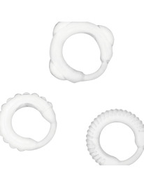 addicted toys - c-ring set clear