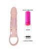 baile - penis extender cover with vibration and natural strap 13.5 cm