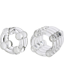 california exotics - colt enhancer rings anillos para el pene transparentes