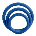Cockrings California Exotics Tri-Rings Azuis