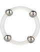 California exotics - steel beaded silicone ring l