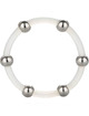 california exotics - anillo de silicona con cuentas de acero talla xl