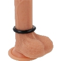 Cockring Powering Super Flexível e Resistente 3.5 cms Preto