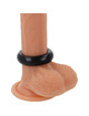 Cockring Powering Super Flexível e Resistente PR04 3.8 cms Preto