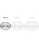 Cockring Powering Super Flexível e Resistente PR04 3.8 cms Transparente
