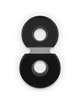 Cockring Powering Duplo Super Flexível e Resistente PR09 Preto