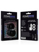 Cockring Powering Duplo Super Flexível e Resistente PR09 Preto