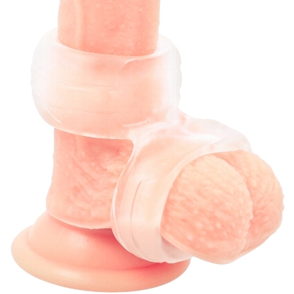 Cockring Powering Duplo Super Flexível e Resistente PR09 Transparente