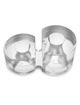 Cockring Powering Duplo Super Flexível e Resistente PR09 Transparente