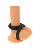 Powering - super flexible y resistente anillo pene y testiculos pr12 negro