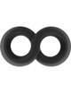 Powering - super flexible and resistant penis and testicle ring pr12 black