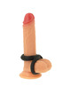 Powering - super flexible and resistant penis and testicle ring pr12 black