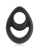 powering - super flexible and resistant penis and testicle ring pr14 black