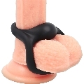 powering - super flexible and resistant penis and testicle ring pr14 black