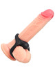 powering - super flexible and resistant penis and testicle ring pr14 black
